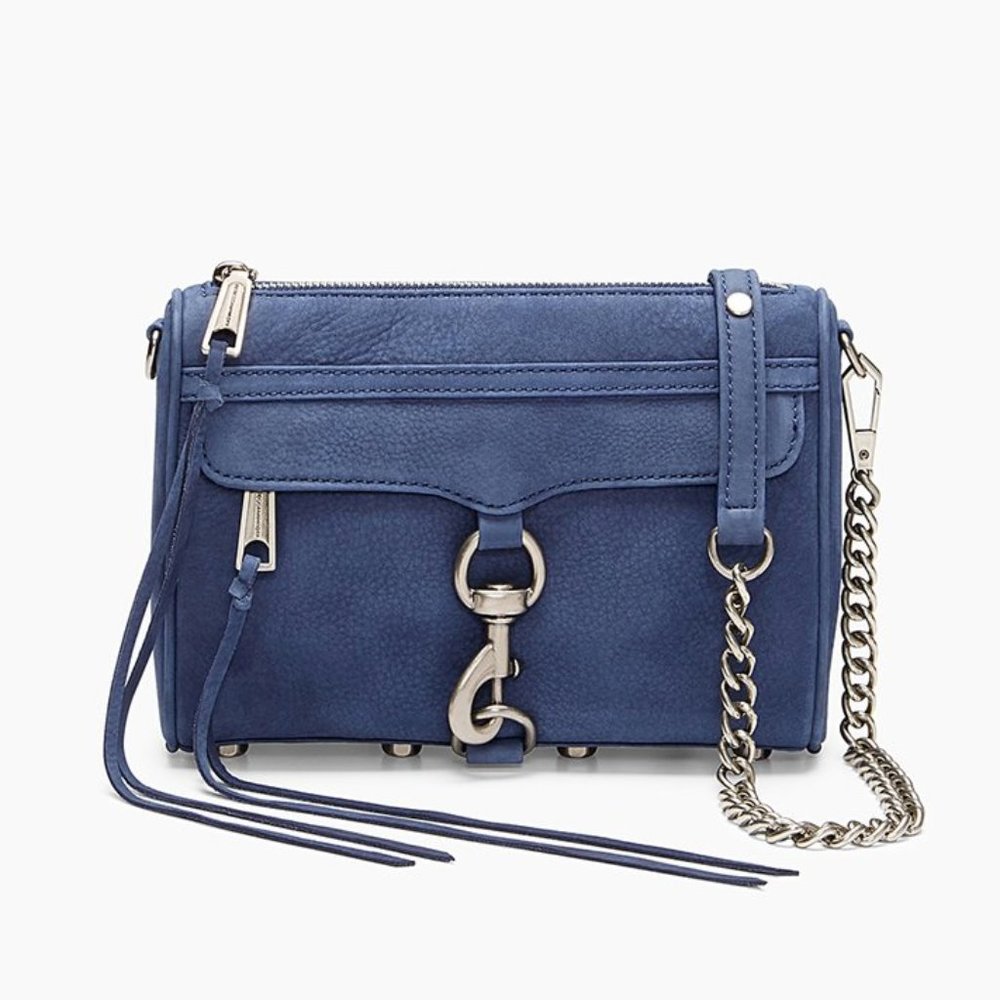 Rebecca Minkoff Blue Mini M.A.C. Crossbody Bag